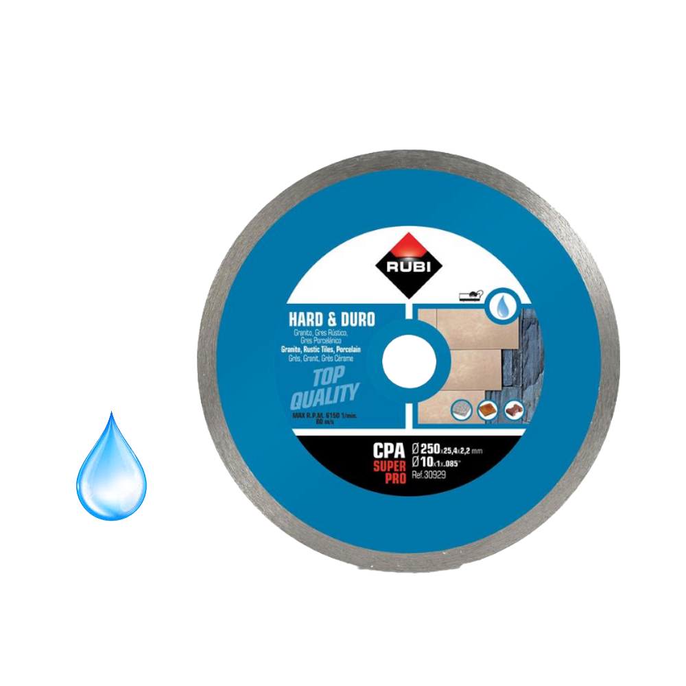 Disco Corte Material Duro Hard&amp;Duro CPA Super Pro 250 mm Ref. 30929