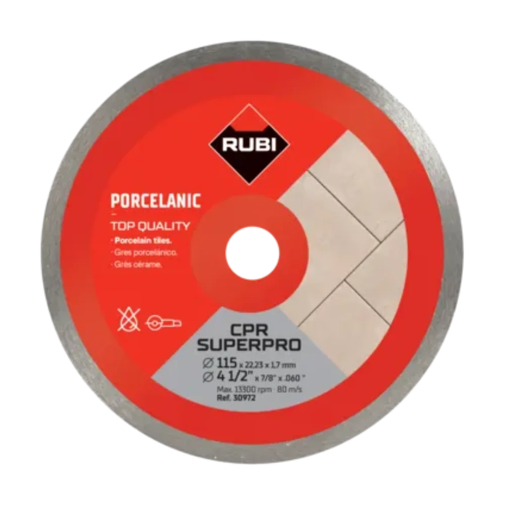 Disco de Corte Continuo para Porcelánico CPR Super Pro 115 mm Ref. 30972