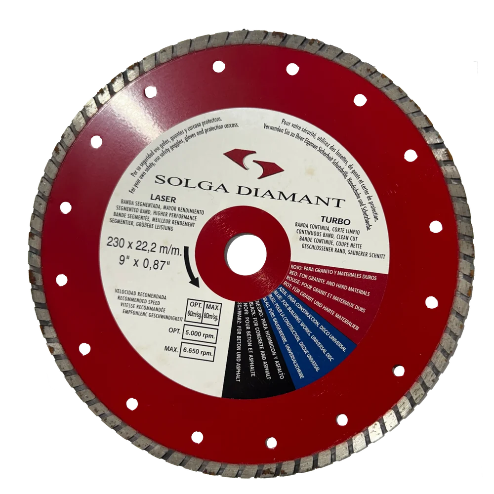 Disco Turbo Banda Roja 230 mm