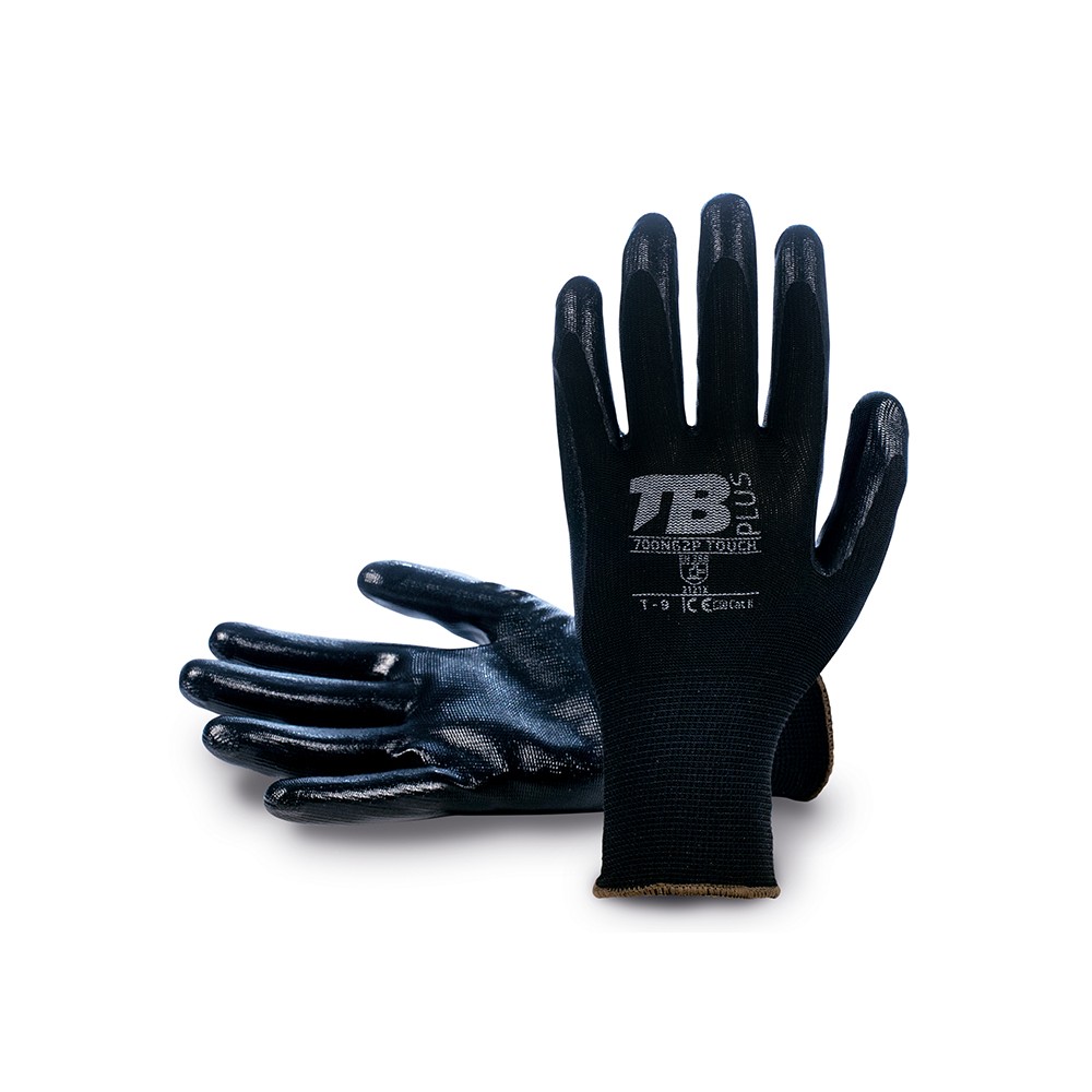 Guante Poliéster Negro Ref. 700NG2P TOUCH