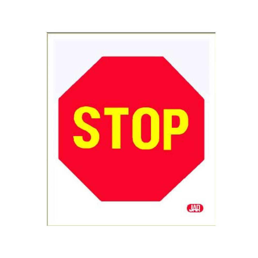 Señal Bolsa de plástico Stop