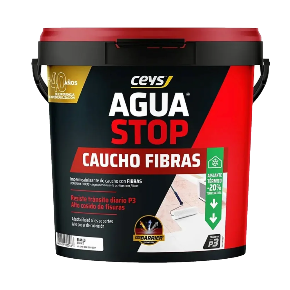 AguaStop Caucho Fibras 5 Kg