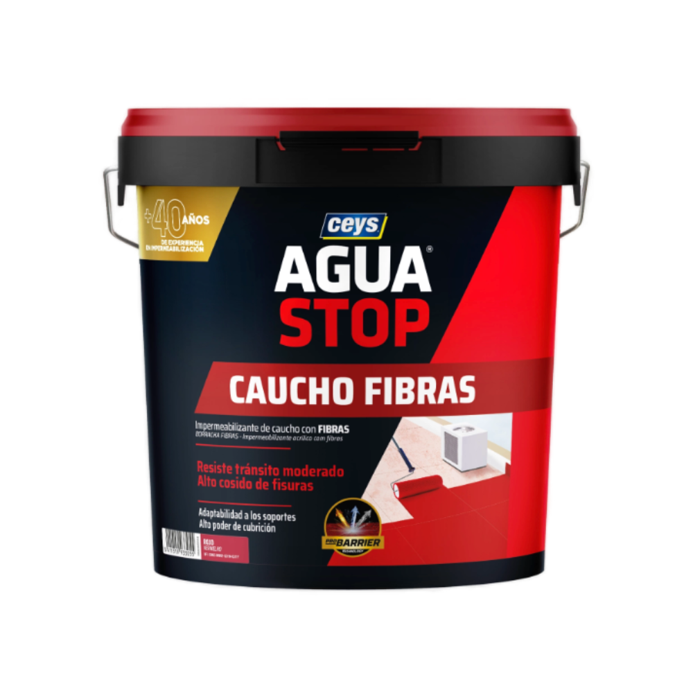 AguaStop Caucho Fibras 20 Kg