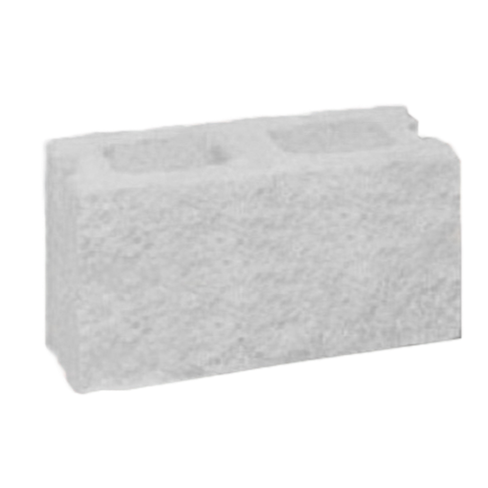 Bloque Split Rugoso Gris (1 Cara Larga Rugosa)