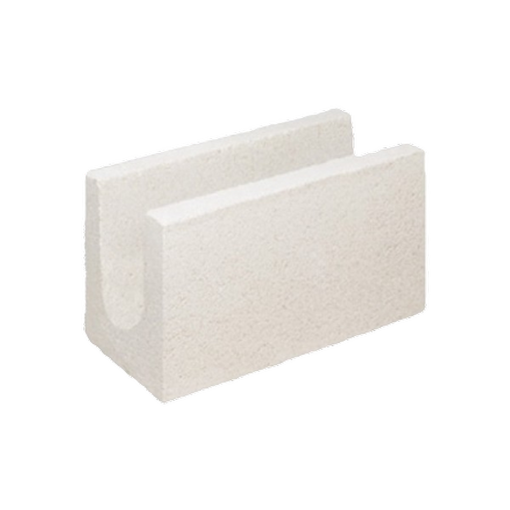 Dintel para Bloque Liso Blanco