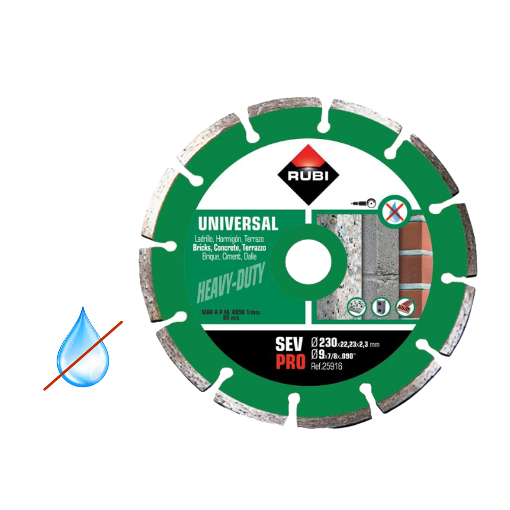 Disco de Corte Segmentado General Obra SEV Pro