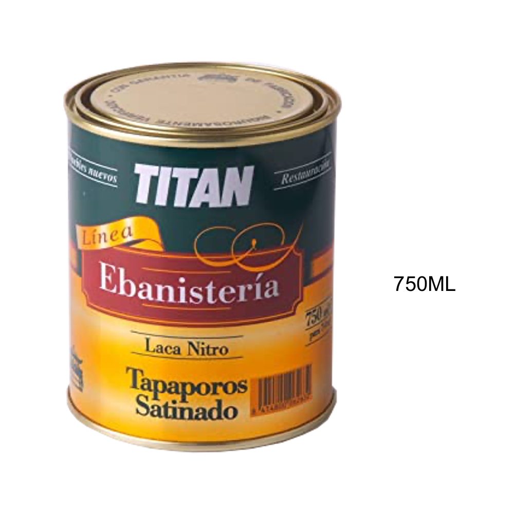 Titan Laca Nitro Tapaporos 15H Satinado