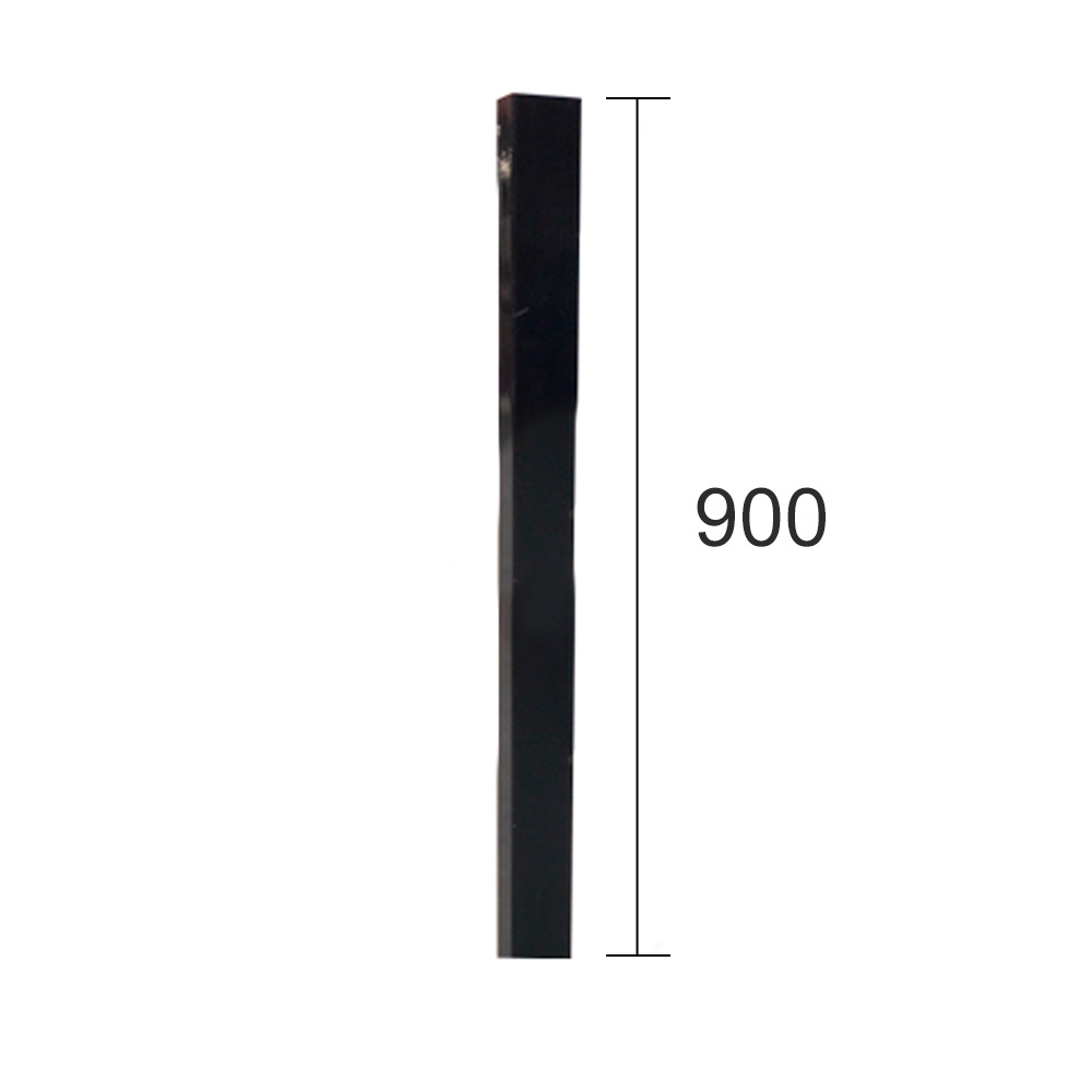 Poste Rectangular Negro 