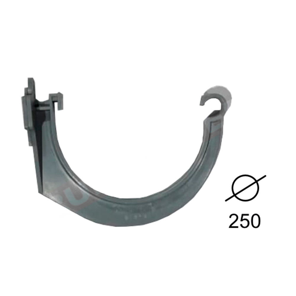 Gancho Canalón PVC Gris