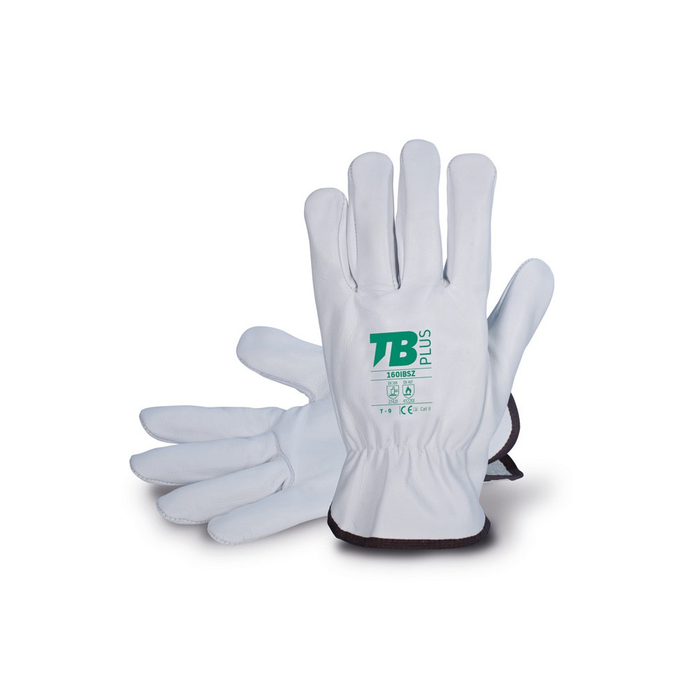 Guantes de piel flor Gris Ref: 160IBSZ