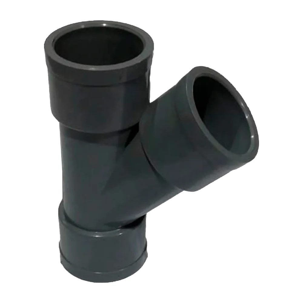 Injerto PVC Macho-Hembra  45 º