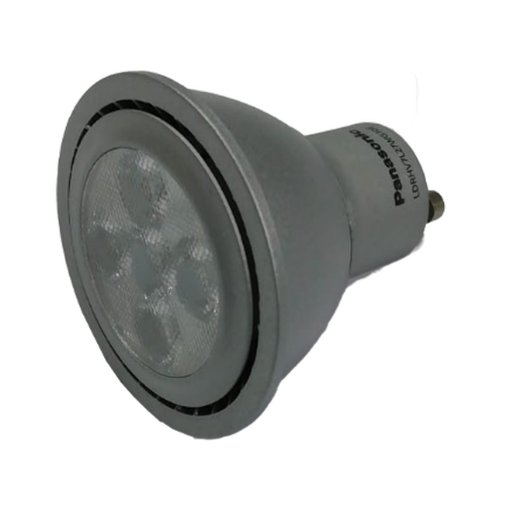 Halogeno Led Home GU10 7W=50-355 Lúmenes-36D-2700K-25H Ref: LDRHV7L27WG10EP