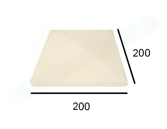 Tapa de Pilastra Crema Ref: 0604 0002