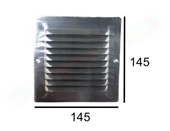 Rejilla aluminio + red 