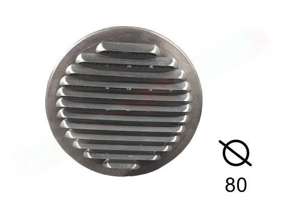 Rejilla aluminio redonda