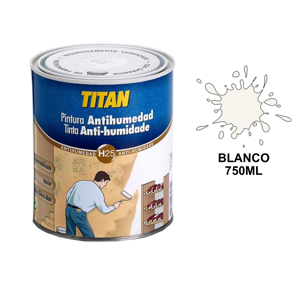 Pintura Antimanchas Blanco Mate H24