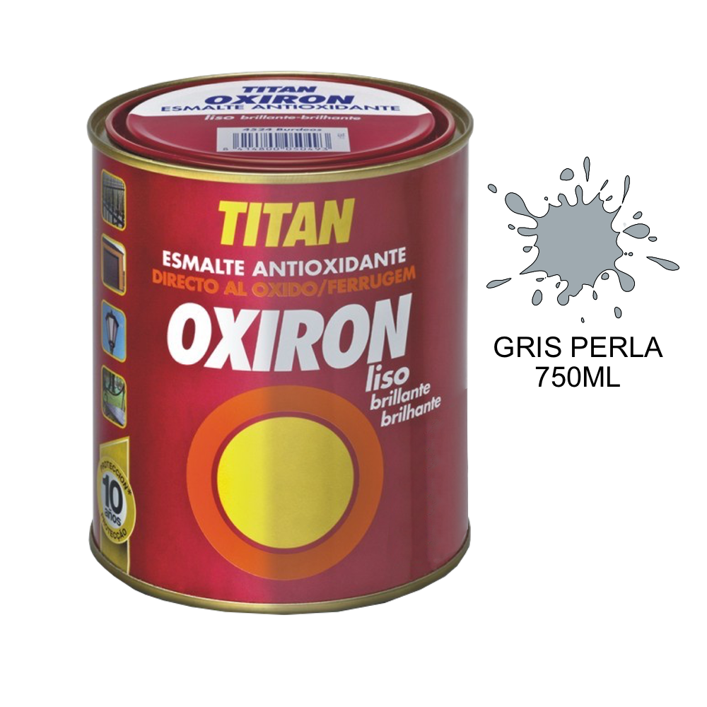 Titan Esmalte Brillante Antioxidante Oxiron Liso 02C 750 ml
