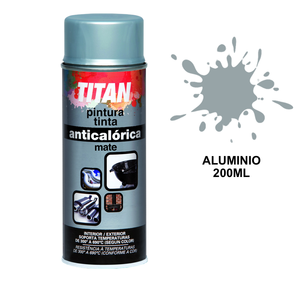 Titan Spray Pintura Anticalórica S09 200ml