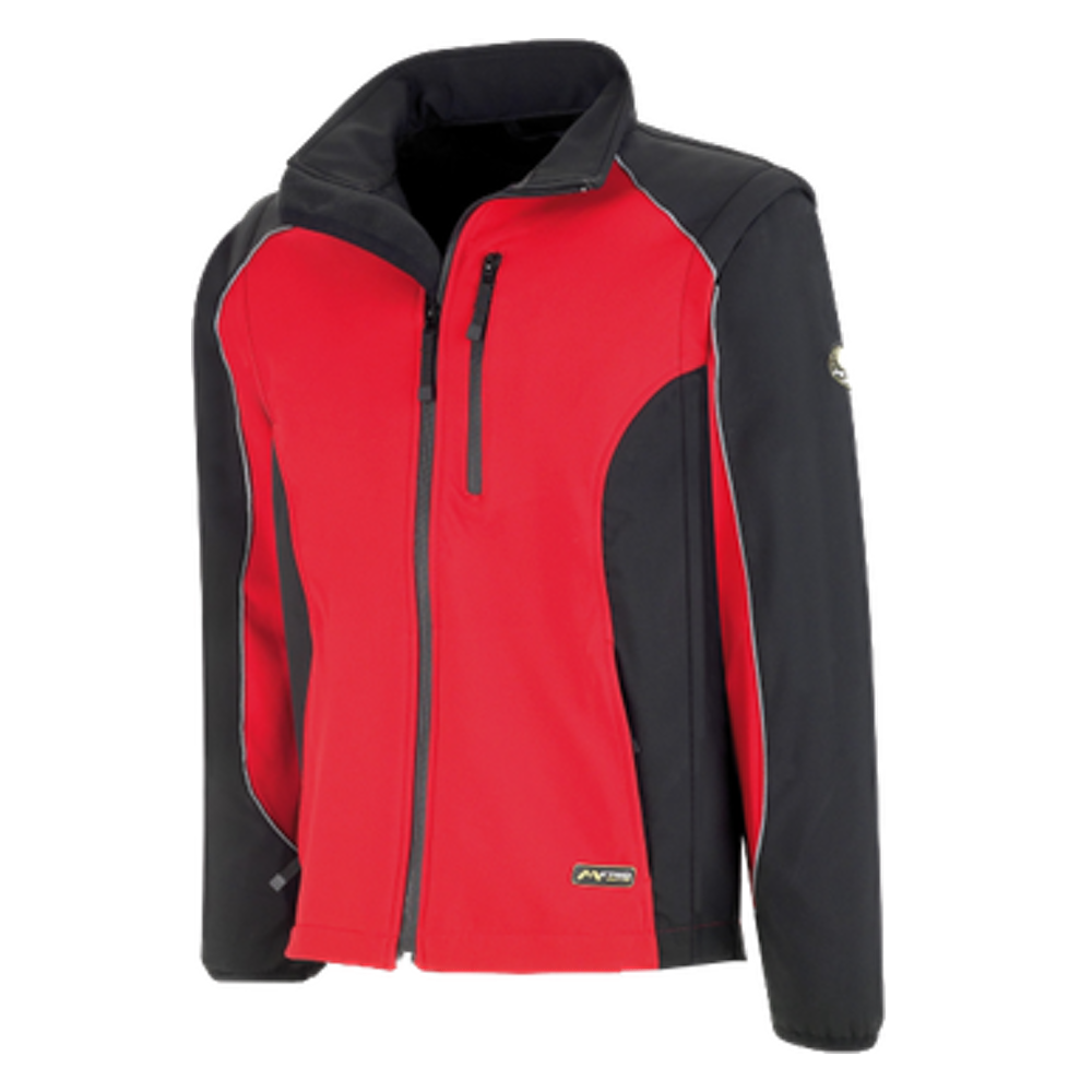Cazadora Tipo Soft- Shell Rojo/ Negro Ref. 288-CSR