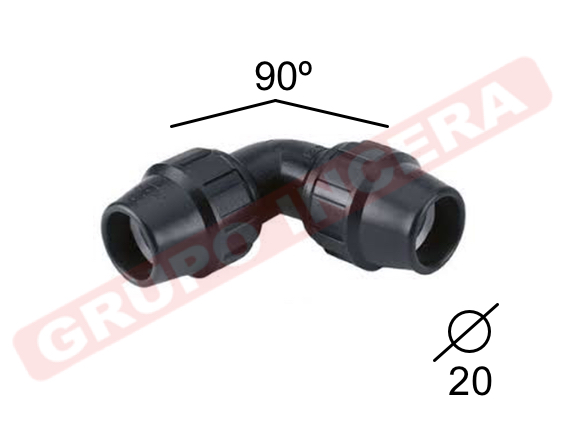 Codo 90º Polietileno