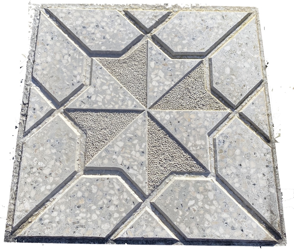 Pz Baldosa Estrella Pulida 30x30x4 cm