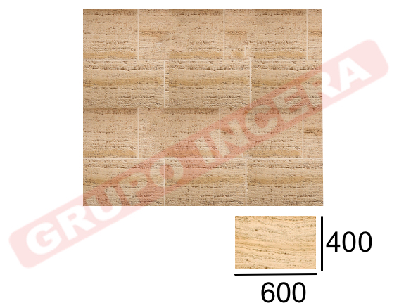 Pz Travertino Arenado 2x40x60