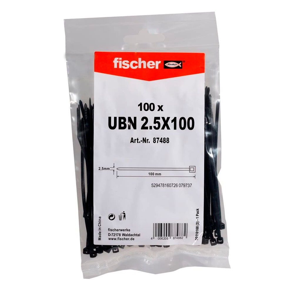 Bolsa de Bridas Negras (100 ud)