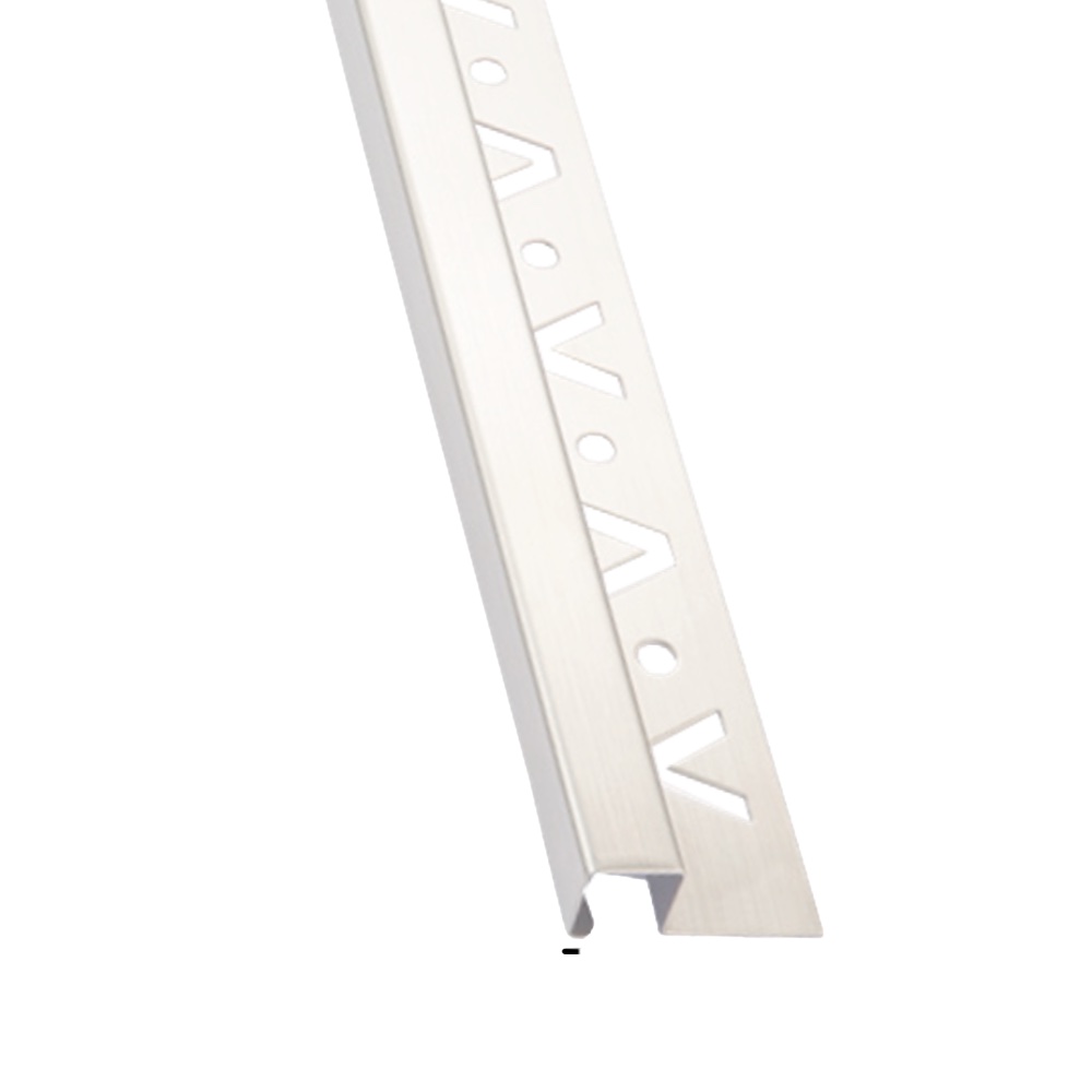 Junquillo Cuadrado Aluminio 10x12 mm 2,5 mt 