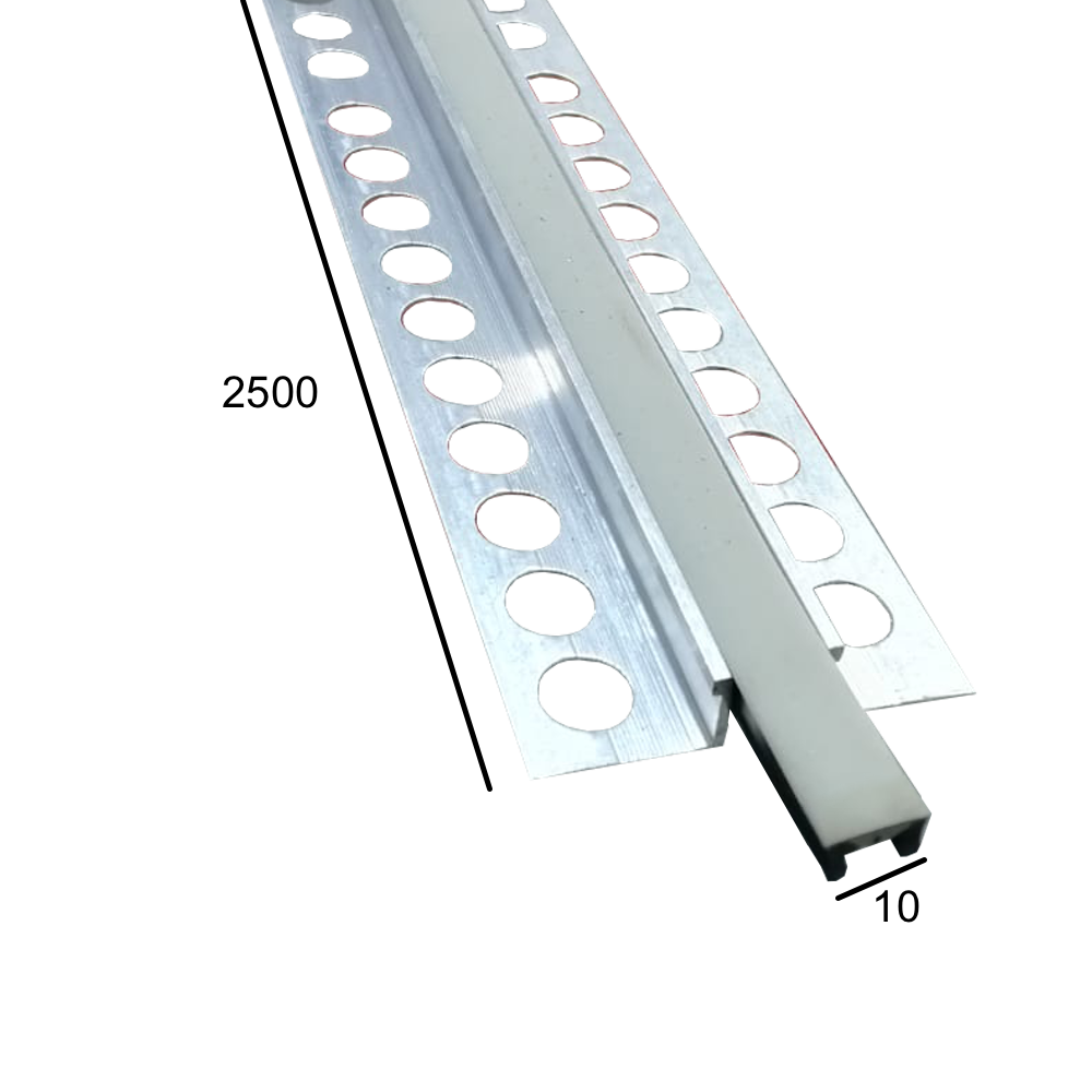 Junta de Dilatación Aluminio 10 mm 2,5 mt Ref. 214A