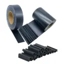 Cinta de Ocultación 450 gr 35 mt + 20 Clips Gris Antracita 