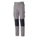 Pantalón Elástico Stretch Pro Gris con Refuerzo en Rodilla Talla M Ref. 588PSTNG
