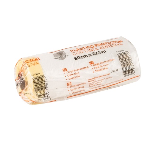 [BARBO-P100] Rollo Plastico con Cinta