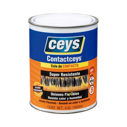 [CEYS-136] Adhesivo de Contacto Contactceys Super Resistente 1 Litro  Ref: 503502