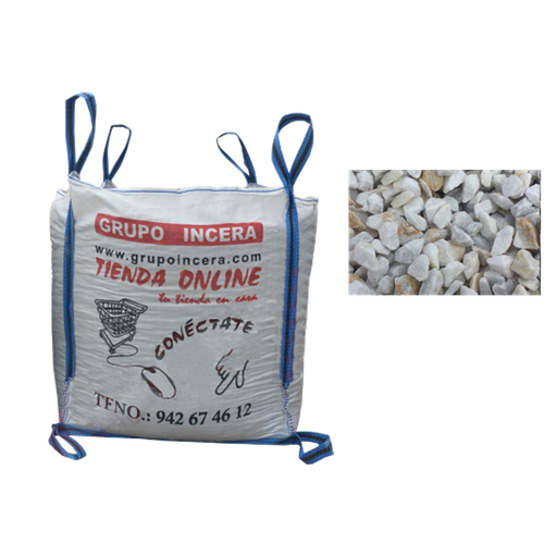 [LAN-02] Saca Triturado Mármol Blanco Nº7 20-25 