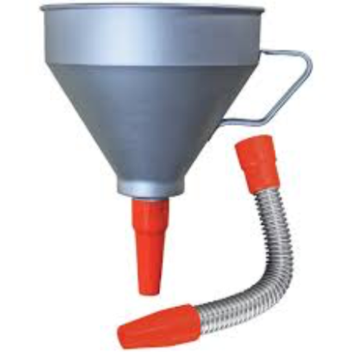 [FAHE-13] Embudo Metal con Pico  Flexible Ref: EMRF-160