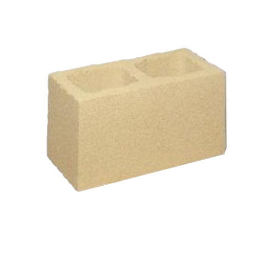 [PRE-LO16] Bloque 4 Caras Lisas Crema 39x19x19