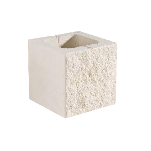 [PRE-PLO31] Medio Bloque Rugoso Crema
