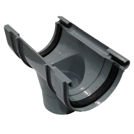 [BAJC-P25] Bajada Central Canalón PVC Gris