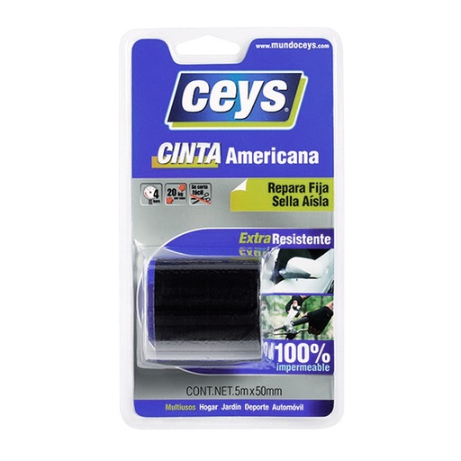 [CEYS-062] Tackceys Cinta Americana Negra Ref. 507604