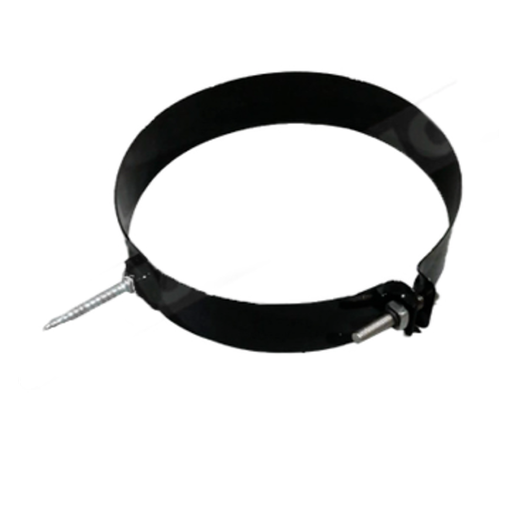 [SUM-80] Brida Vitrificada 150 mm Negro (AIVNM)