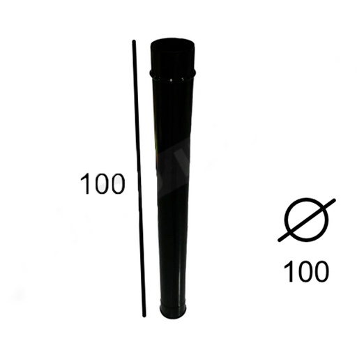 [SUM-81] Tubo Vitrificado Negro 100x1000 (TVNM)