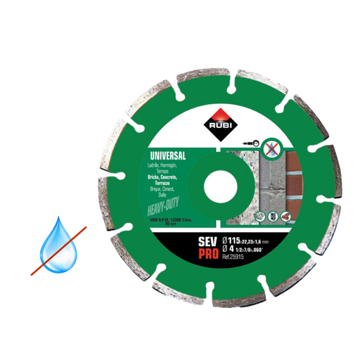 [RUB-P304] Disco de Corte Segmentado General Obra SEV Pro