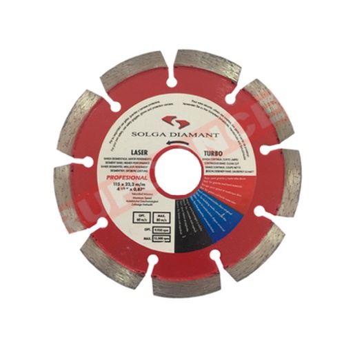 [DIS-14] Disco Láser Banda Roja 115 mm