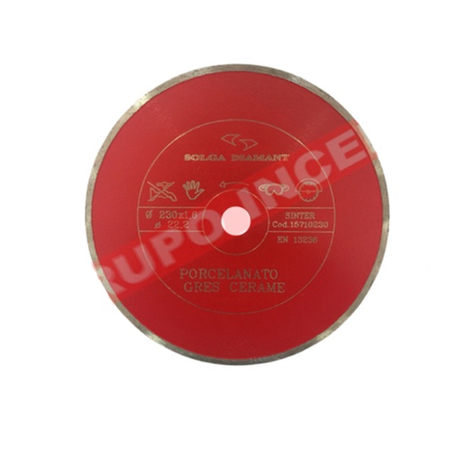 [DIS-13] Disco Banda Roja Continua 230 mm