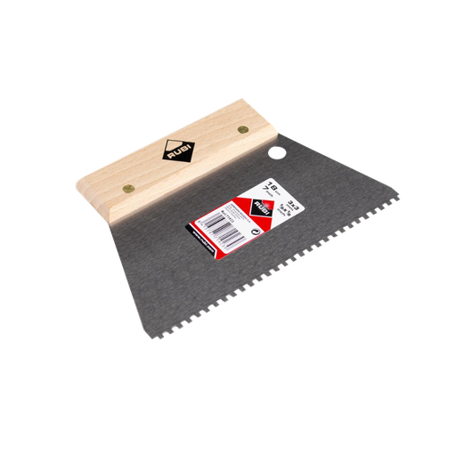 [RUB-P361] Espátula Peine Acero 180 mm