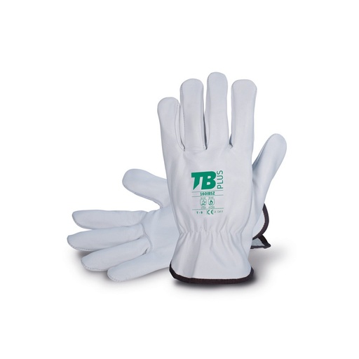[TOM-P11] Guantes de piel flor Gris Ref: 160IBSZ
