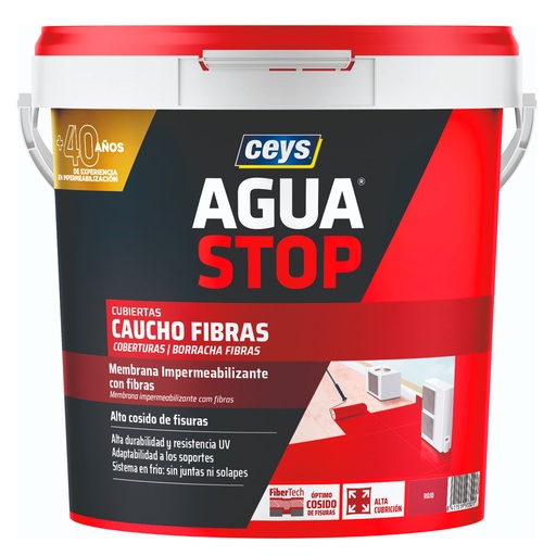 [CEYS-P008] AguaStop Caucho Fibras 5 Kg