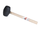 Maza Goma Negra Caras Planas