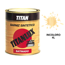 Titanlux Barniz  Sintético Satinado Incoloro 035 4 L