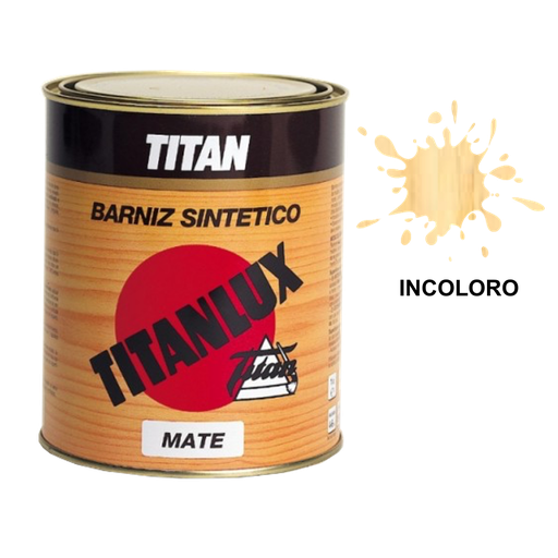 Titanlux Barniz Sintético Mate Incoloro 036 375 ml